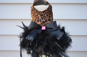 KO Couture Leopard Harness Dress 