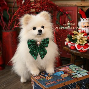 holiday dog bow ties, christmas dog bow ties, christmas dog accessories