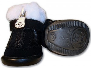 Fur-topped Hiker Boots