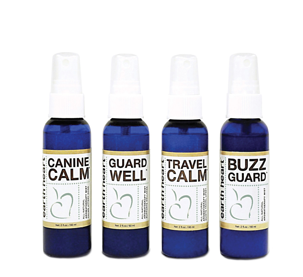 Earth Heart natural aromatherapy products to help dogs on BarkandSwagger.com