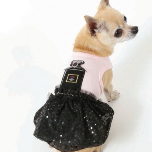 Luna Blue designer dog clothing on Bark and Swagger