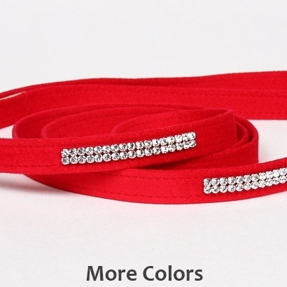 top embellished dog apparel picks-susan lanci red leash