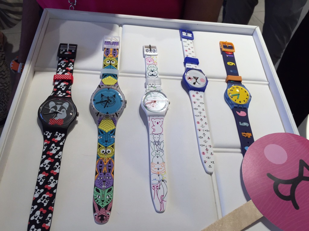 A new Swatch watch collection inspired by our pets debuts at NYC party