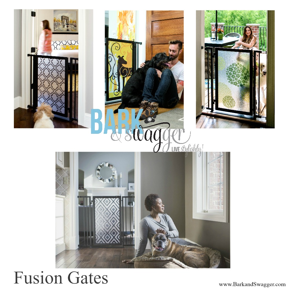 Dogs with style and their parents would love these products. Decor-inspired dog gates.