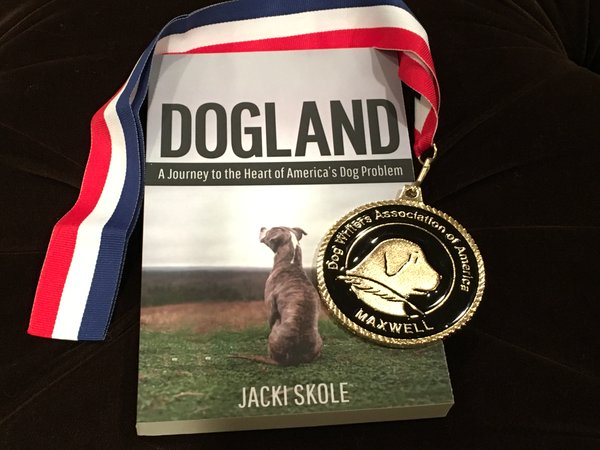 A book about American shelter dogs, the shelter system in the South and its heroes. Book with its DWAA medal. 