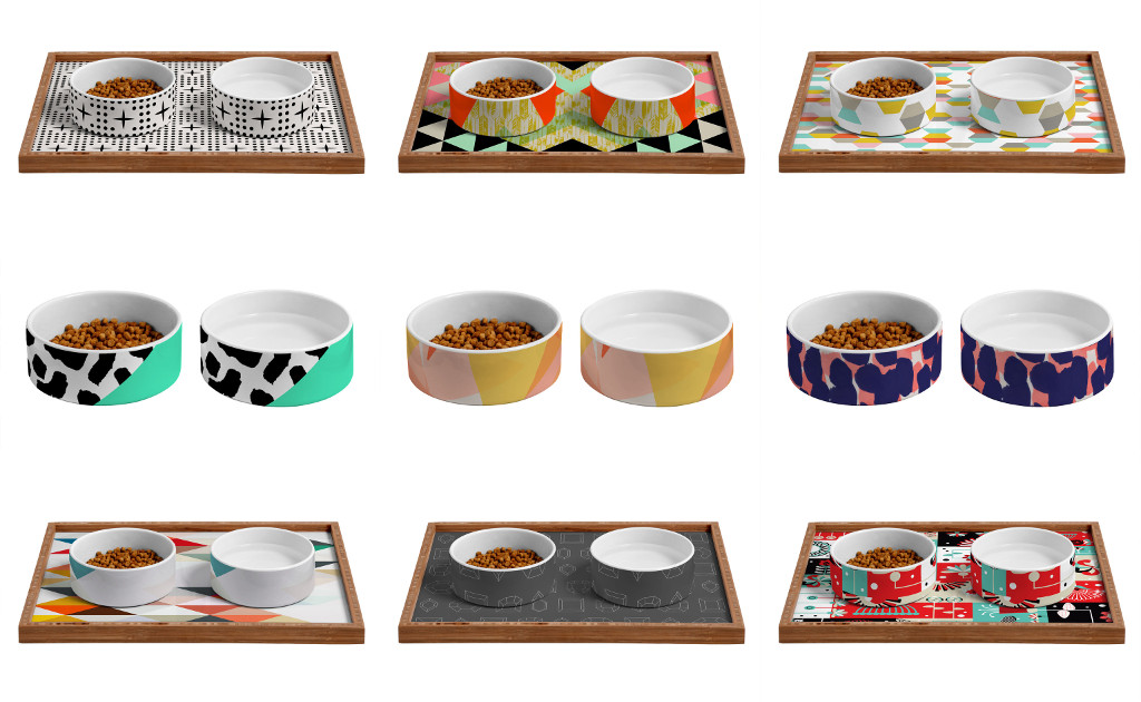 Want to know how to design a space for your dog? Here's my pick for the best dog food trays from DENY Designs. Love.