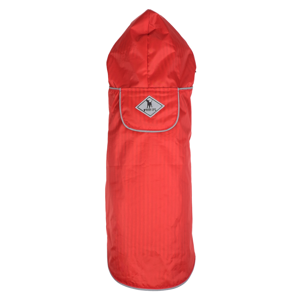 Want summer fashion ideas for your dog? Be Memorial Day ready with The Worthy Dog rain jacket