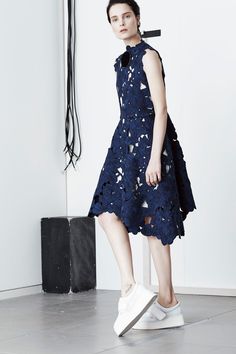 Vogue's fashion trends for fall and how to interpret for our dogs. Bold lace from Sportmax