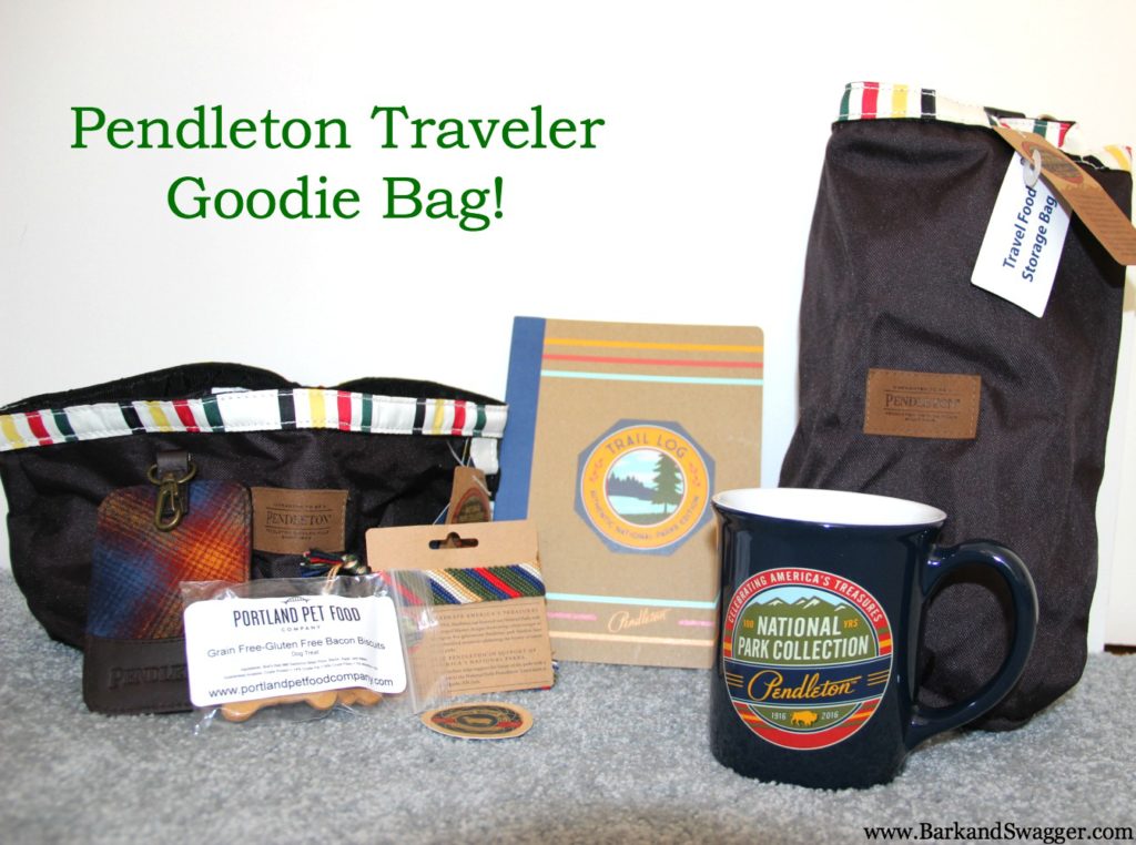 Pendleton Wool Pet Accessory Goodie Bag Giveaway! Bag contents.