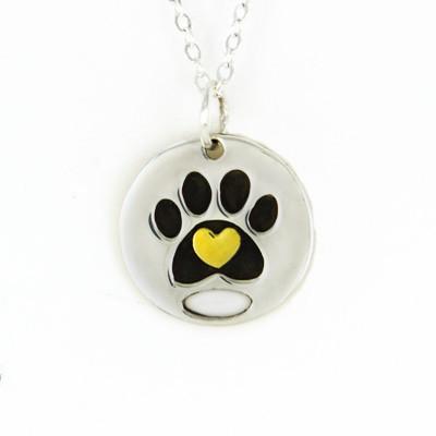Valentines Day giveaways. PawZaar brand Paw Heart Necklace