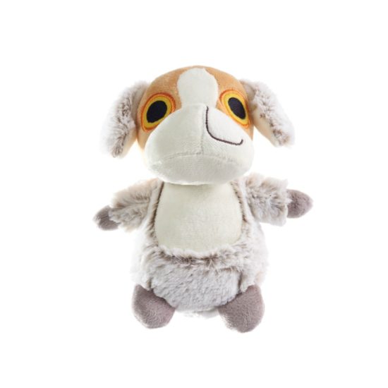 Plush dog toy. This is a soft dog.