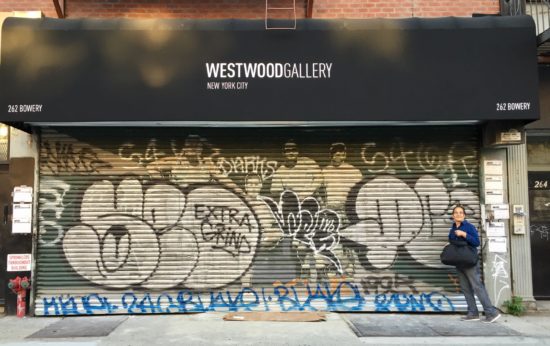 traveling to New York City with a dog; James Cavello and his Westwood Gallery in Soho