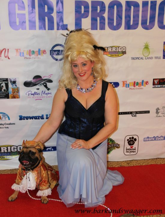 designer dog fashions big night at the Fabulous Cotillion. Sir Charles Barkley with mom, Marie Antoinette. 