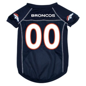 denver broncos dog jersey on Bark and Swagger