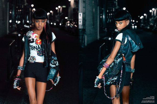 fashion muse Willow Smith during Karl Lagerfeld V Magazine shoot