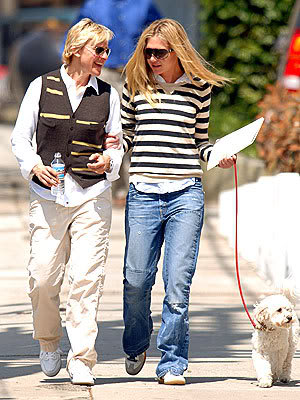 Ellen DeGeneres and Portia de Rossi's dog life on BarkandSwagger.com